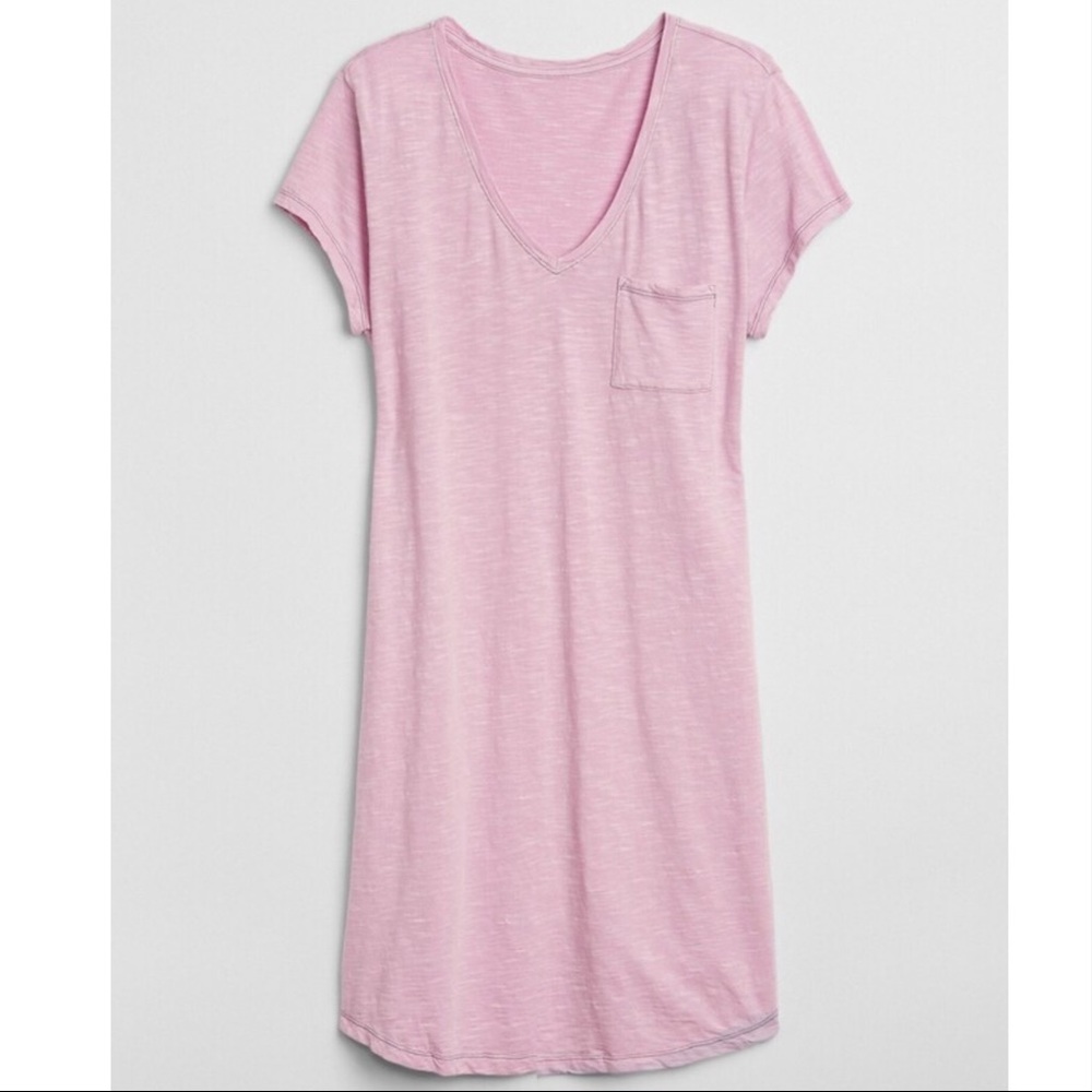 NEW Gap Short Sleeve Pocket T Shirt Dress, Sz S